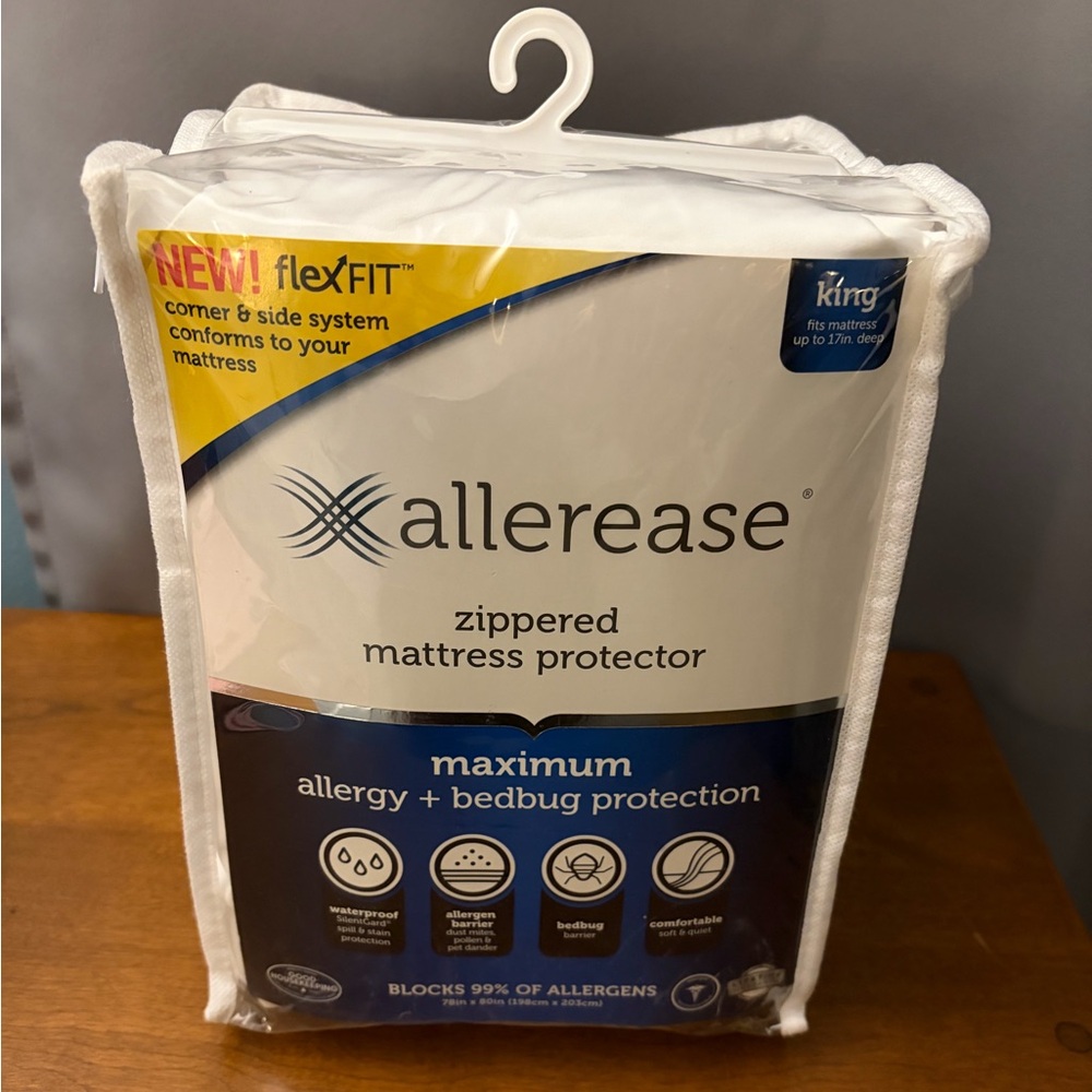 NIB Allerease Allergy Protection Cover for King Mattress